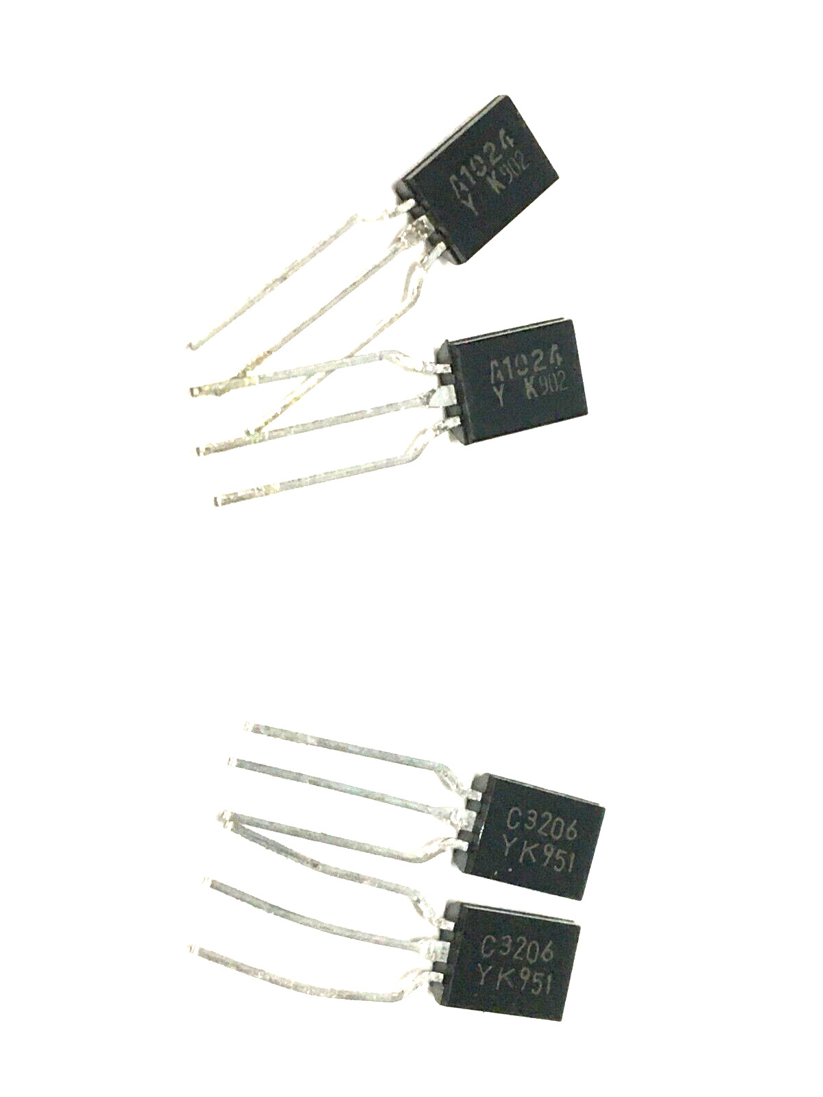 2Pairs 2SC3206+2SA1024 TRANSISTOR BY SANYO  FREE Shipping within US