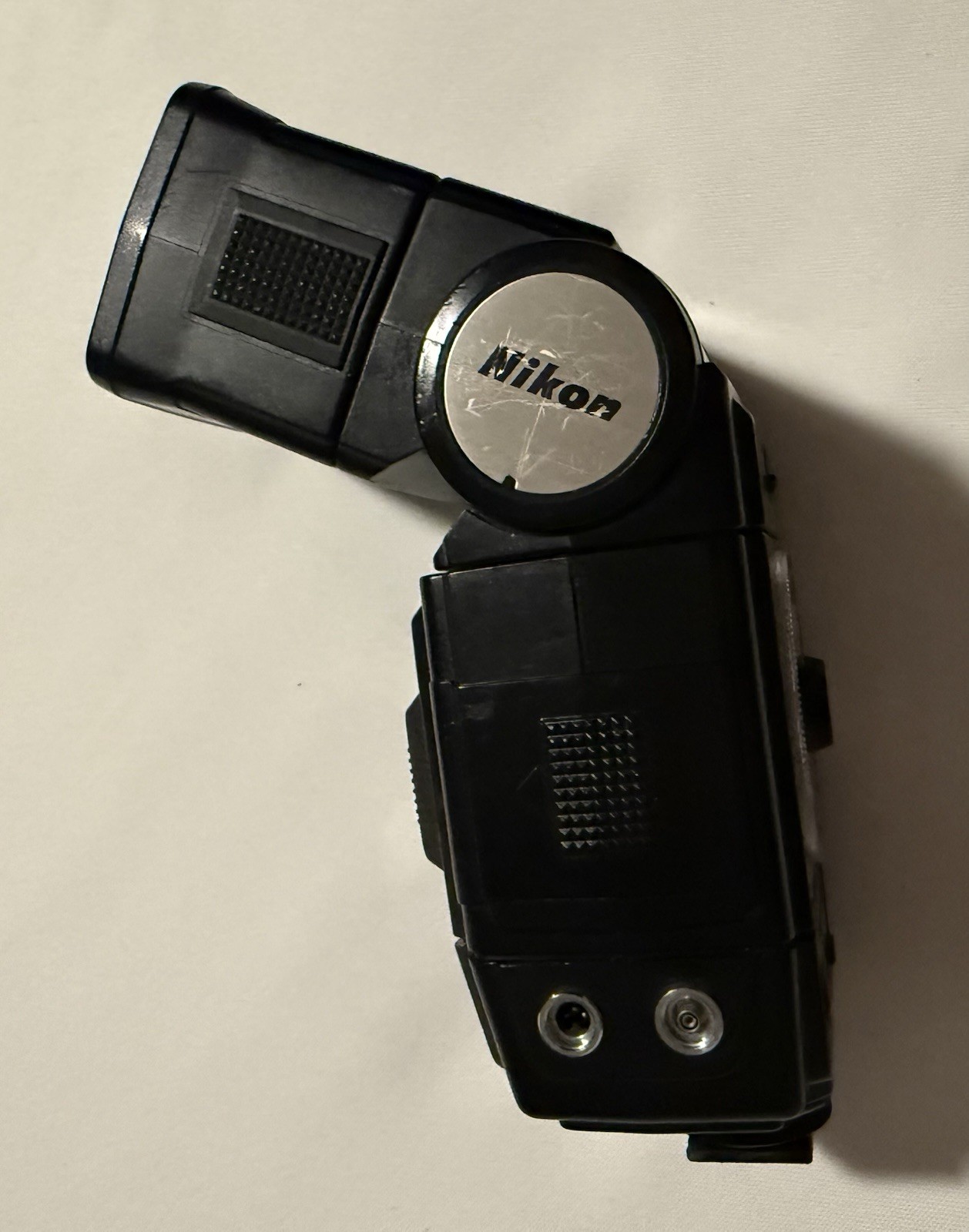 Nikon Speedlight SB-16 Flash, Sync Cord, Diffuser & Case-New Batteries-Works