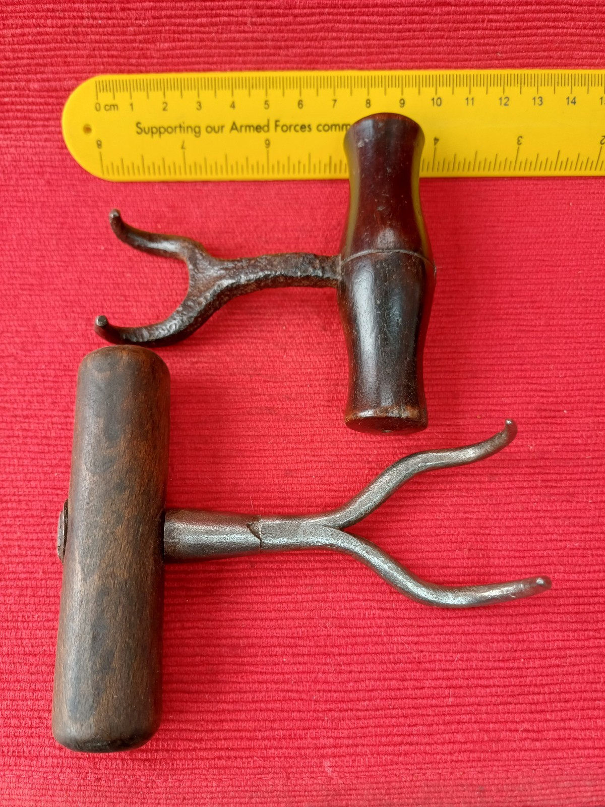 2 x Antique Dockers Bale/ Sack Hooks
