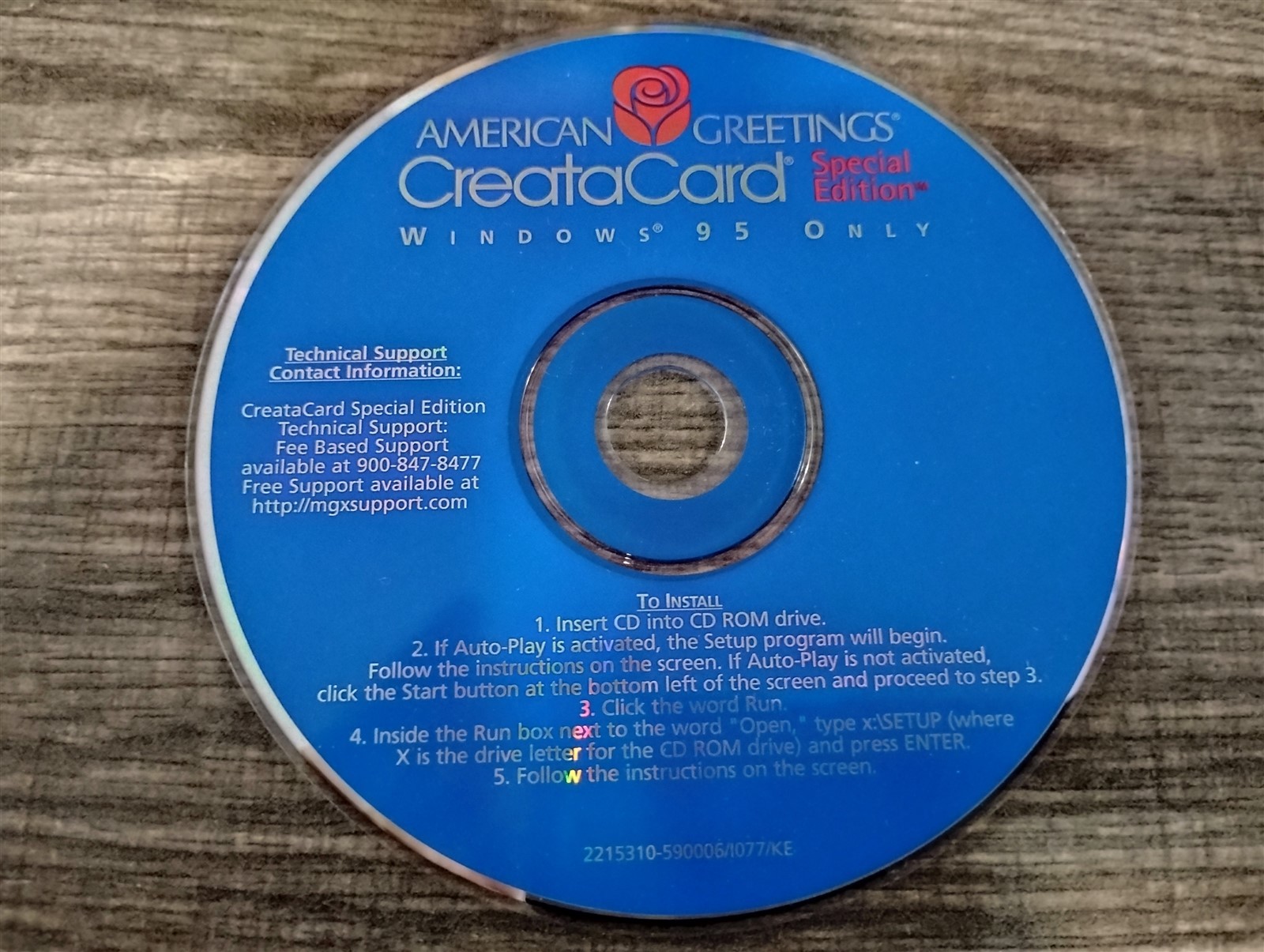 American Greetings CreataCard SE Special Edition PC CD-ROM 1997 for Windows 95