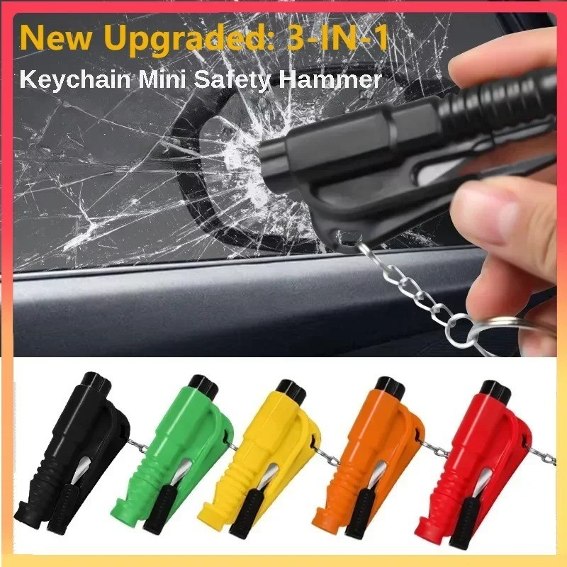 Car Safety Hammer Window Glass Breaker Seat Belt Emergency Escape Cutter Tool