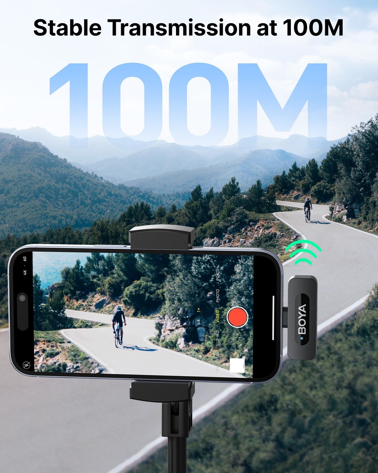 BOYA V30 Wireless Lavalier Microphone for iPhone/Android/PC/Laptop with USB-C...