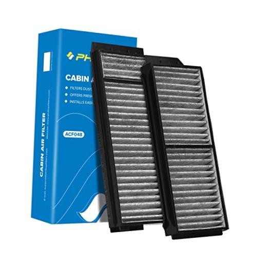 PHILTOP HEPA Cabin Air Filter w/Activated Carbon, 3.8" x 9.3" x 0.9" CF10218