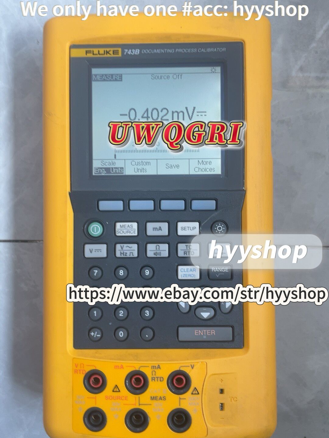 1PCS  FLUKE, 743B process calibrator
