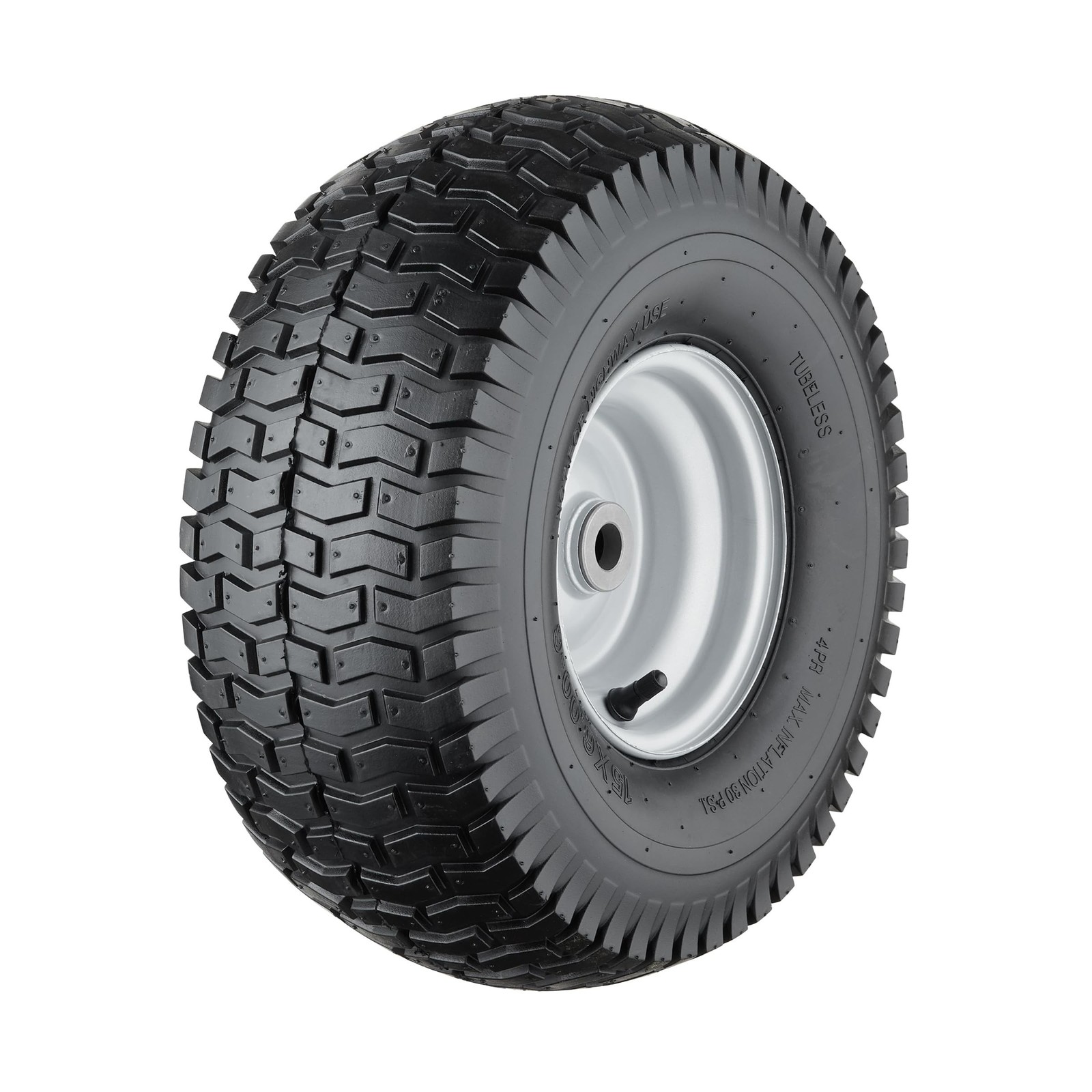 15x6.00-6 Lawn Mower Tires, 4 Ply Tubeless Lawn Mower Tires 15x6x6, Front Law...