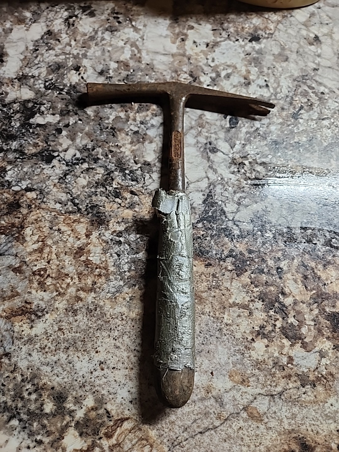 Antique strapped hammer upholstery made by Roberts W Germany