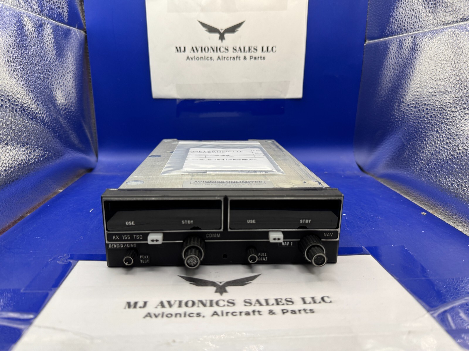 BENDIX/KING KX 155 P/N 069-1024-30  14 VDC NON GLIDE/SLOPE WITH FAA FORM 8130-3