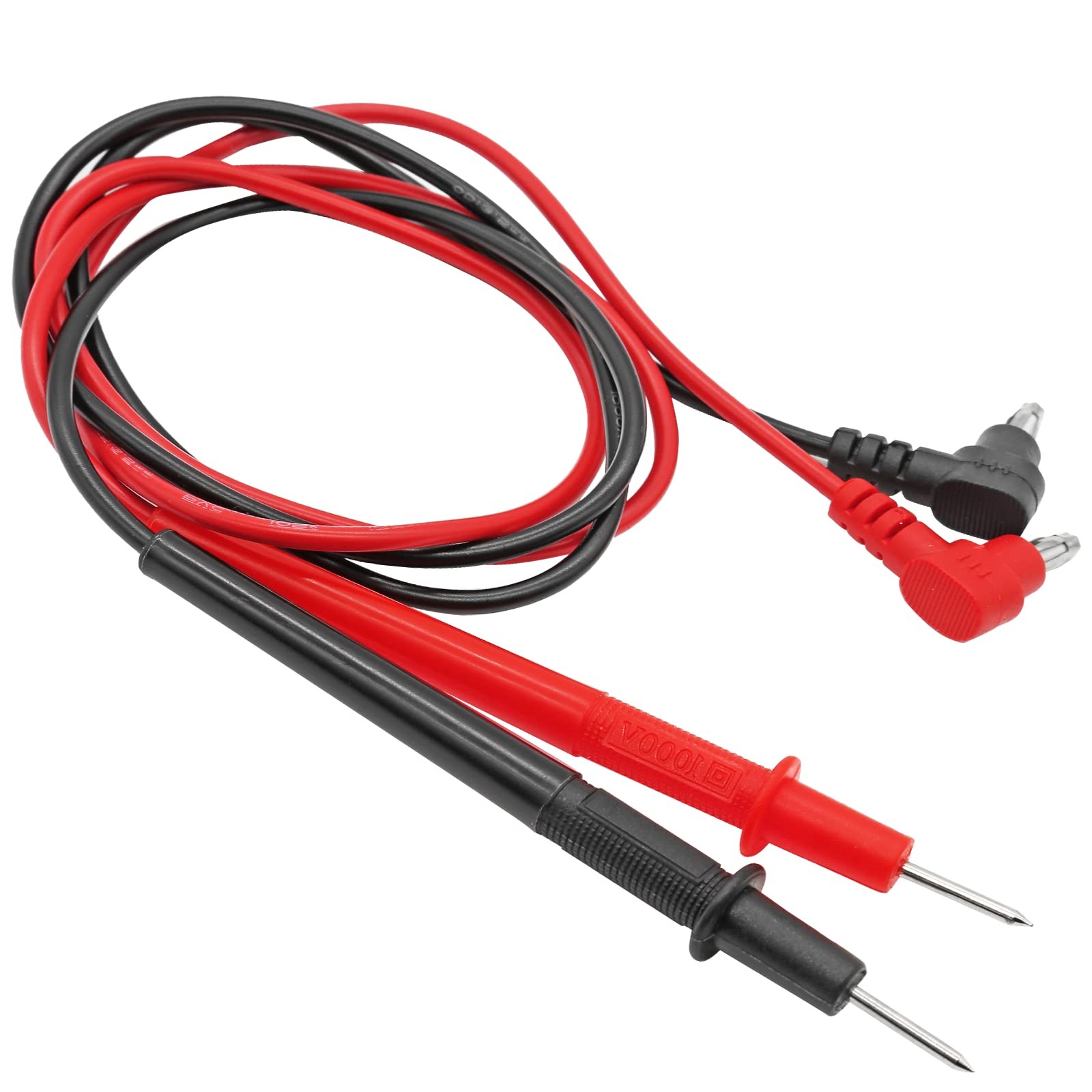 Banana Plug Multimeter Test Lead Cable 1000V 60cm Black Red  1 Pair