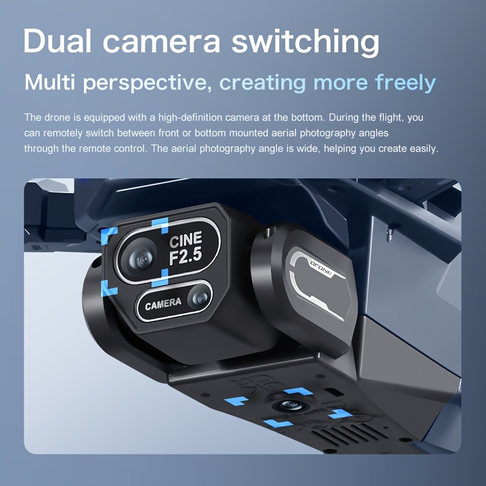 6K HD Pro FPV Drone 5G WiFi Obstacle Avoidance Dual Batteries