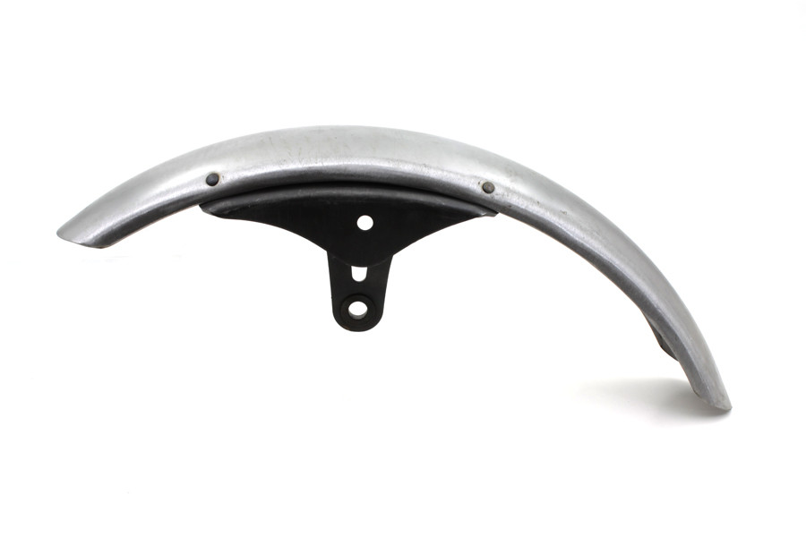 Front Fender Spring Style Raw Steel fits Harley Davidson