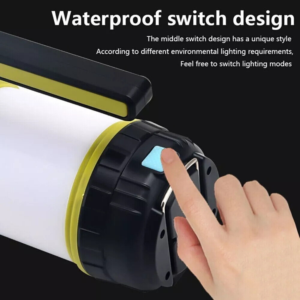 LED Camping USB Lantern Rechargeable Camping Tent Light Lamp Flashlight Portable
