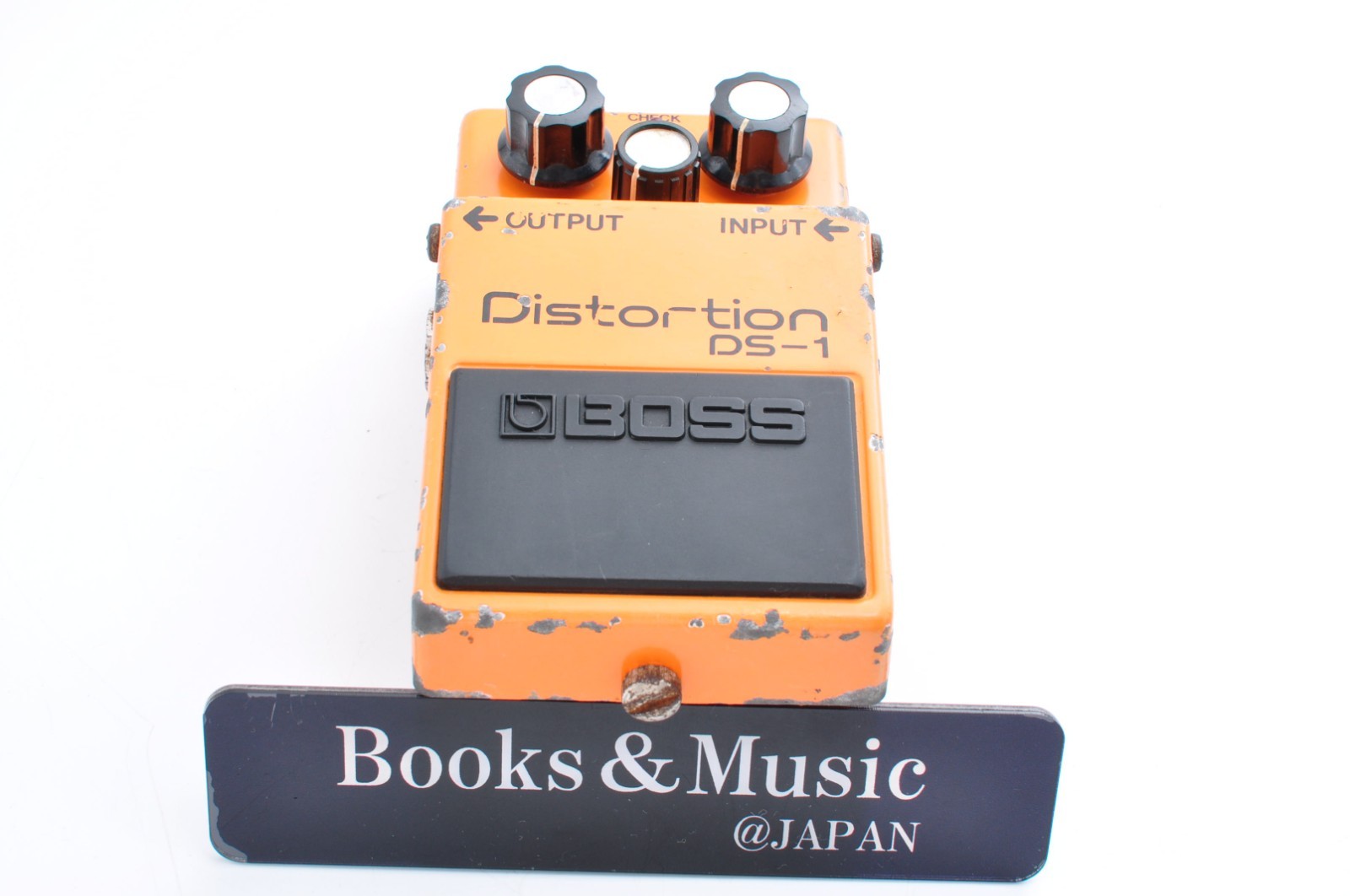 Boss DS-1 Distortion 1980 Made in Japan Silver Screw Long Dash Working ACA 9700