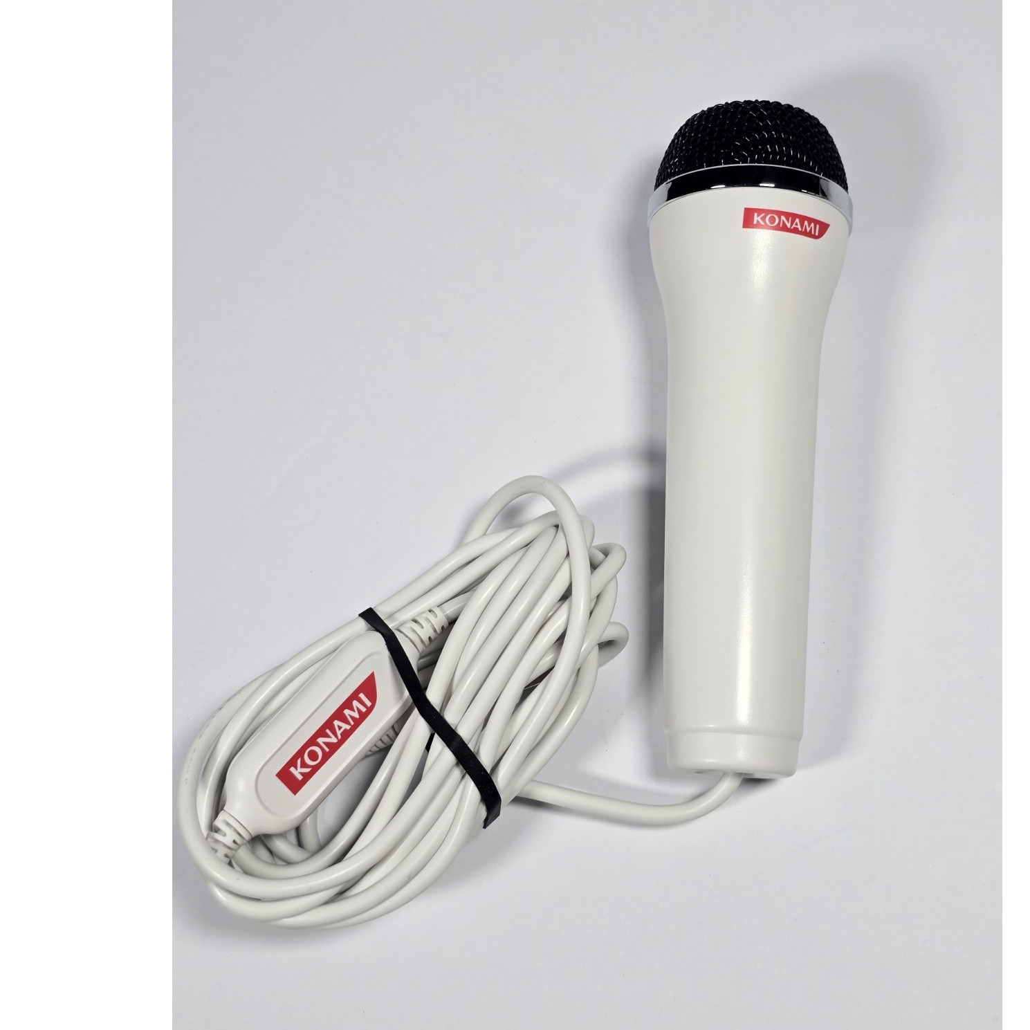 Konami Logitech USB Wired Microphone White E-UR20 PS2 PS3 PS4 Xbox 360 Wii PC