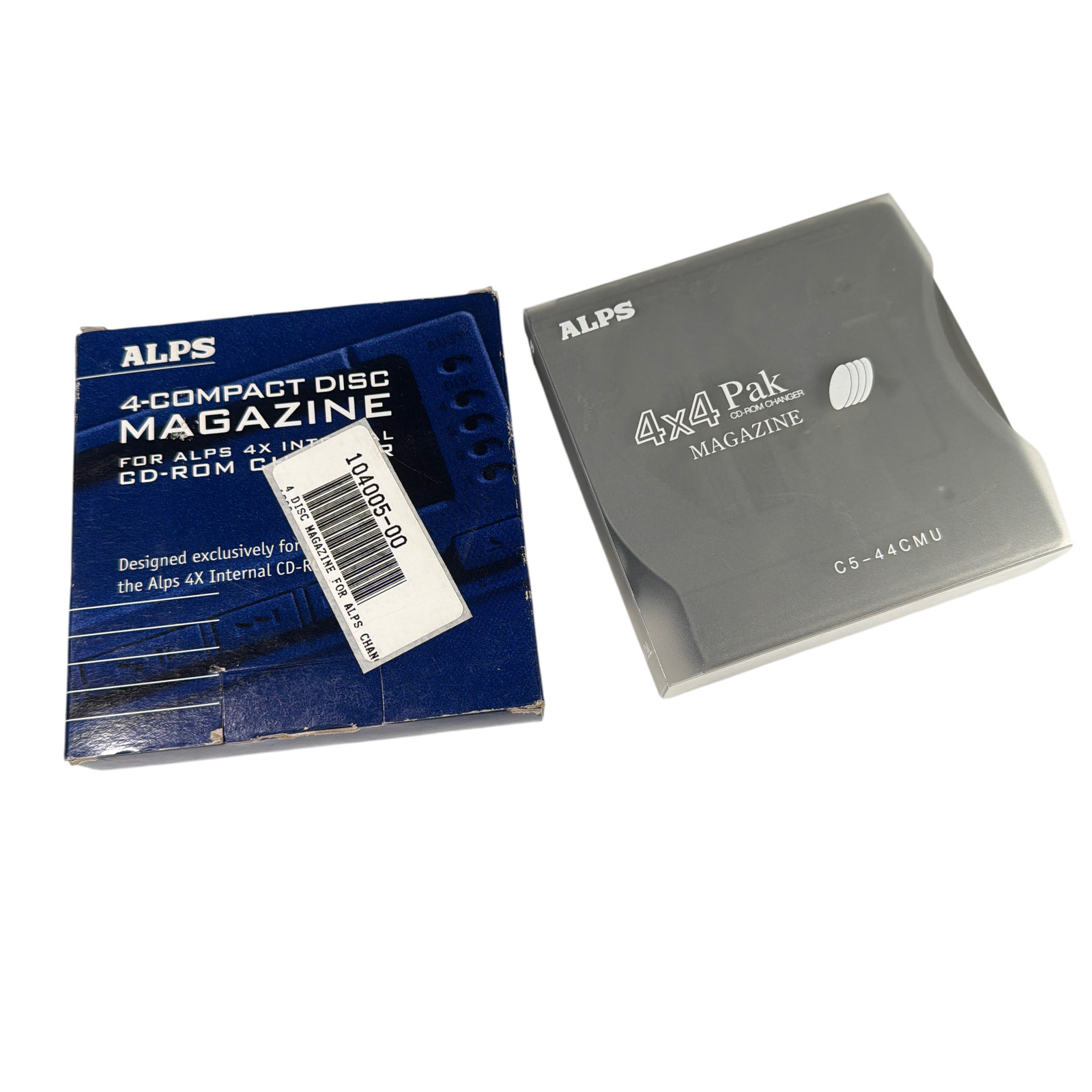 ALPS 4x4 Pak CD-ROM Changer 4-Disc Magazines Lot of 2 C5-44CMU