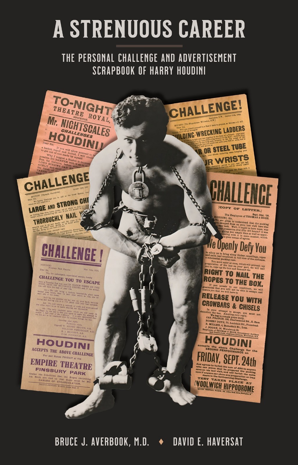 A Strenuous Career - Personal Challenge  Scrapbook of Harry Houdini