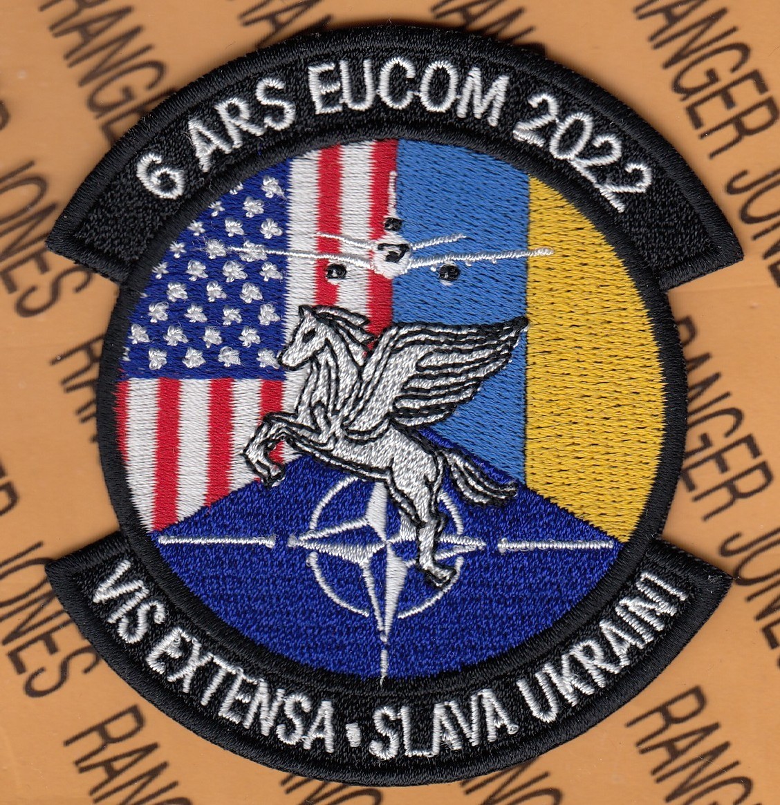 USAF Air Force 6th Air Refueling Sq ARS EUCOM Ukraine NATO USA ~3.75" patch c/e