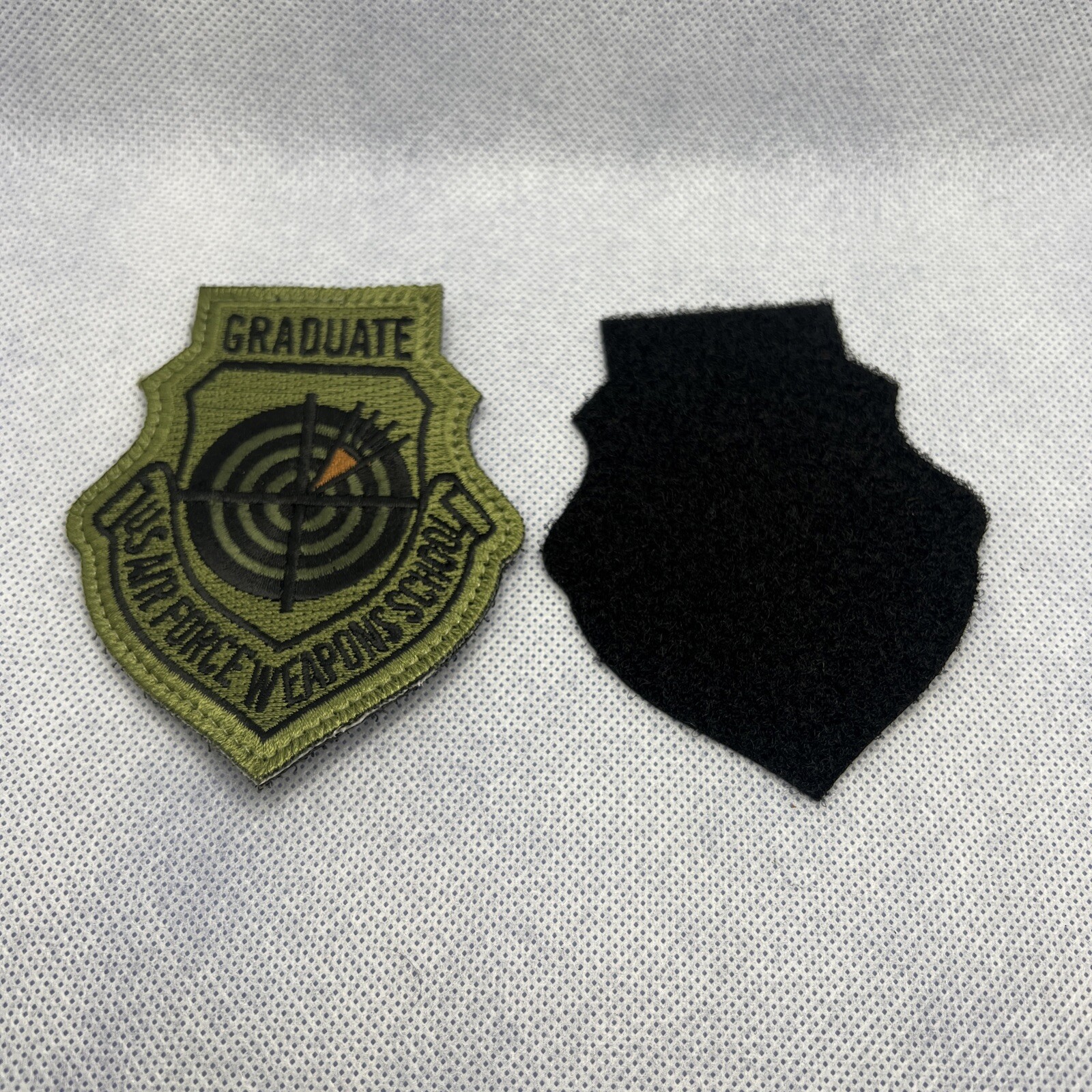 PATCH USAF WEAPONS SCHOOL INSTRUCTOR GRADUATE  With Hook And Loop