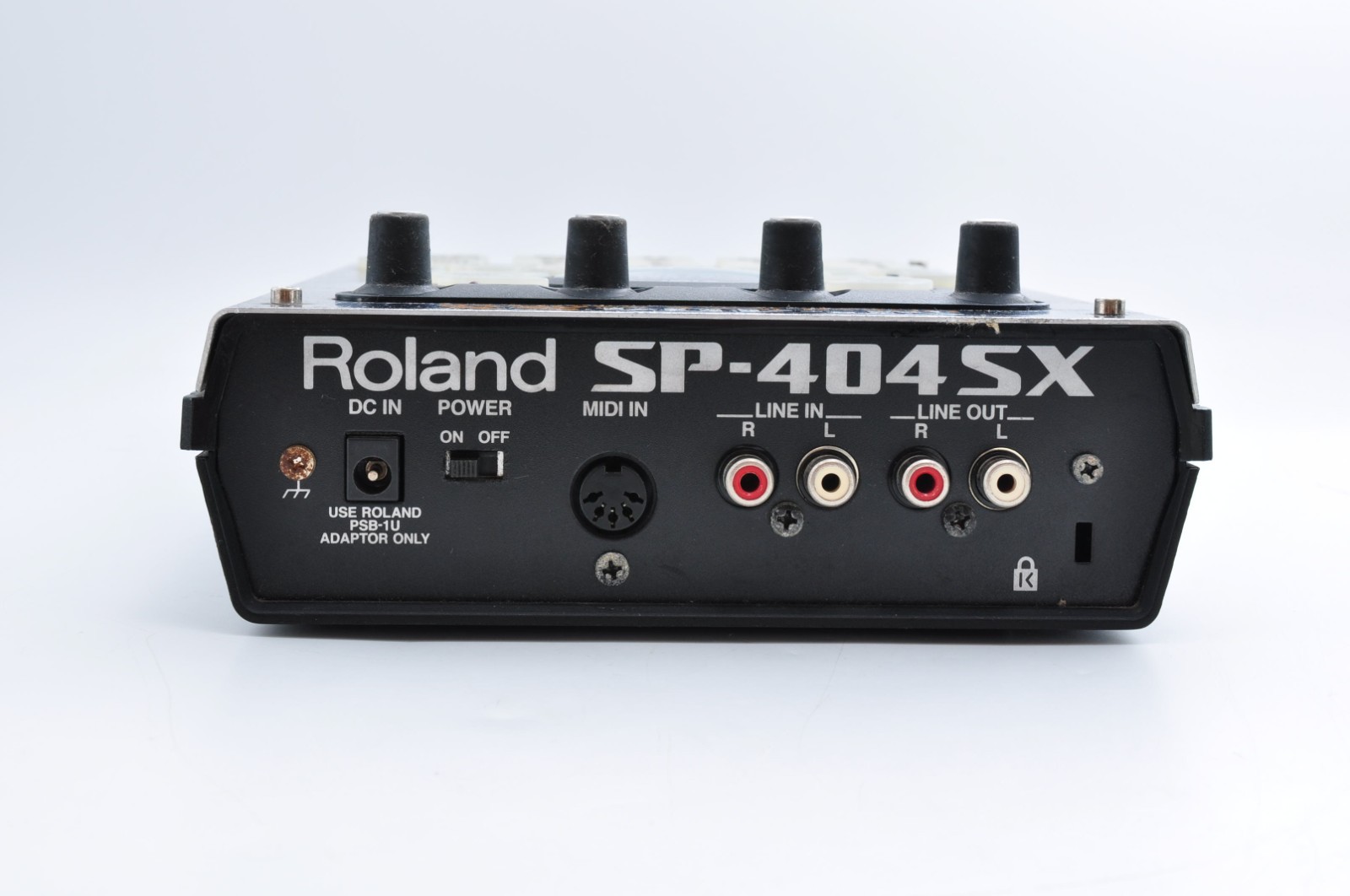 Roland SP-404SX Linear Wave Sampler 2011 w/Adapter + SD Card Working A4A2038