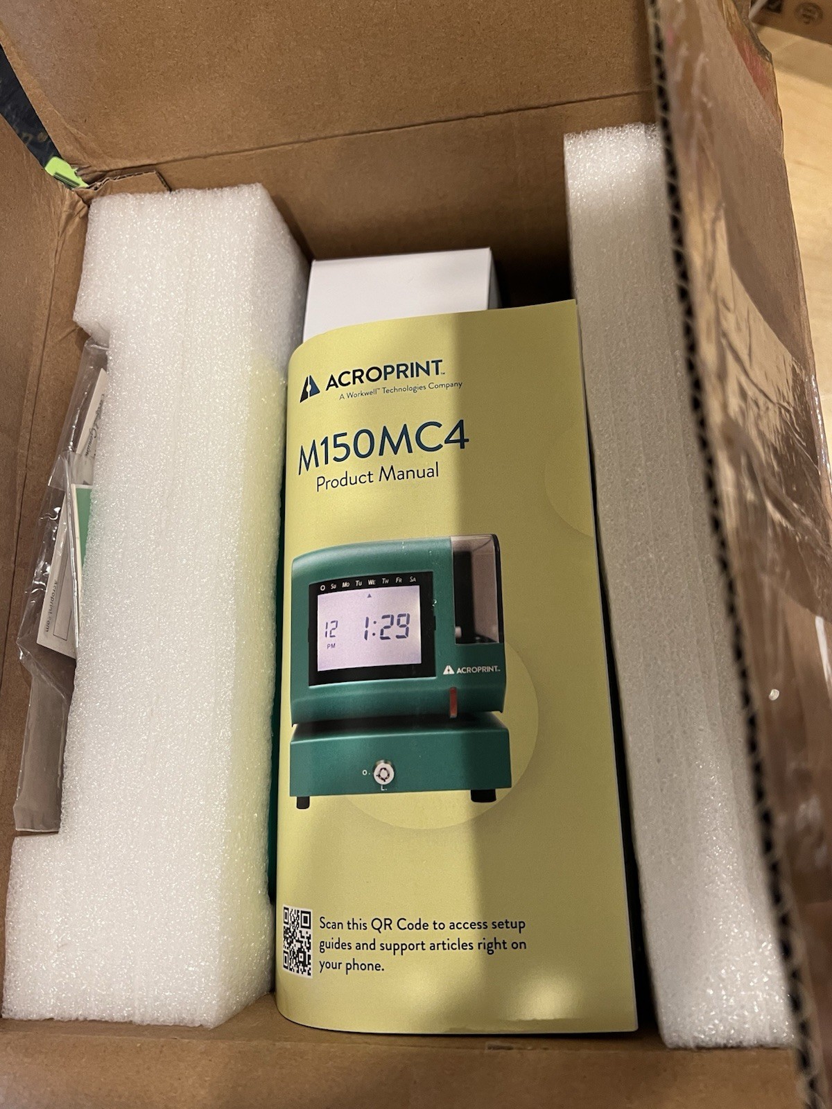 acroprint time recorder