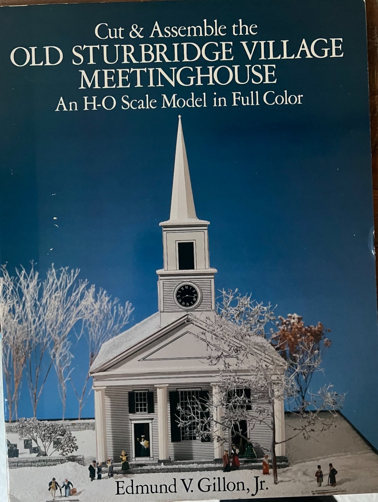 Dover card model book of "Cut & Assemble" Old Sturbridge Village Meetinghouse
