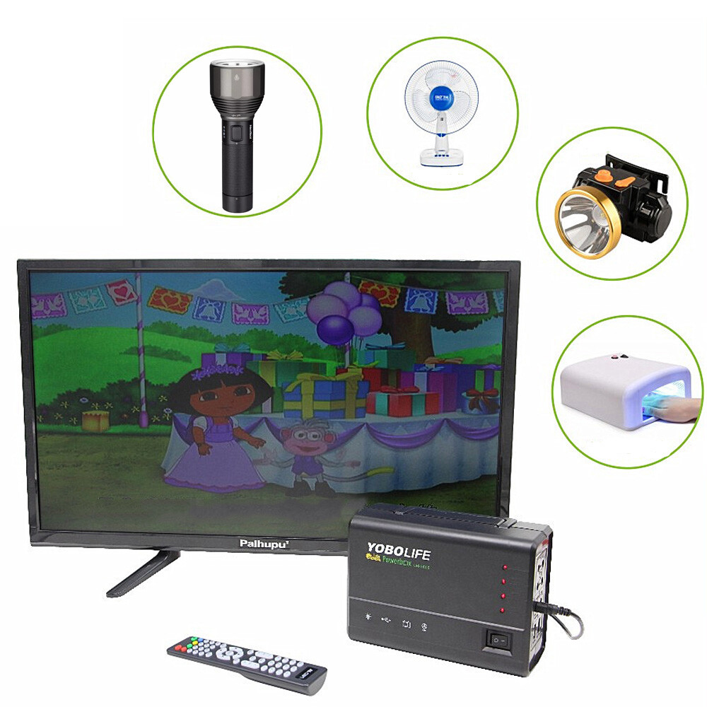 Portable Power Station with Solar Panel, Outdoor Generator Power Supply for Home