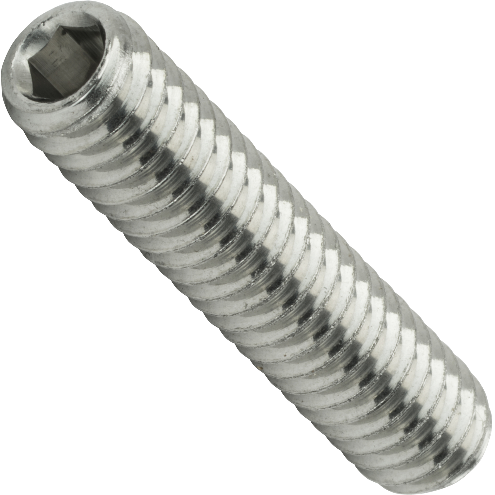 8-32 x 1" Socket Set Screws Allen Drive Cup Point Stainless Steel Qty 50