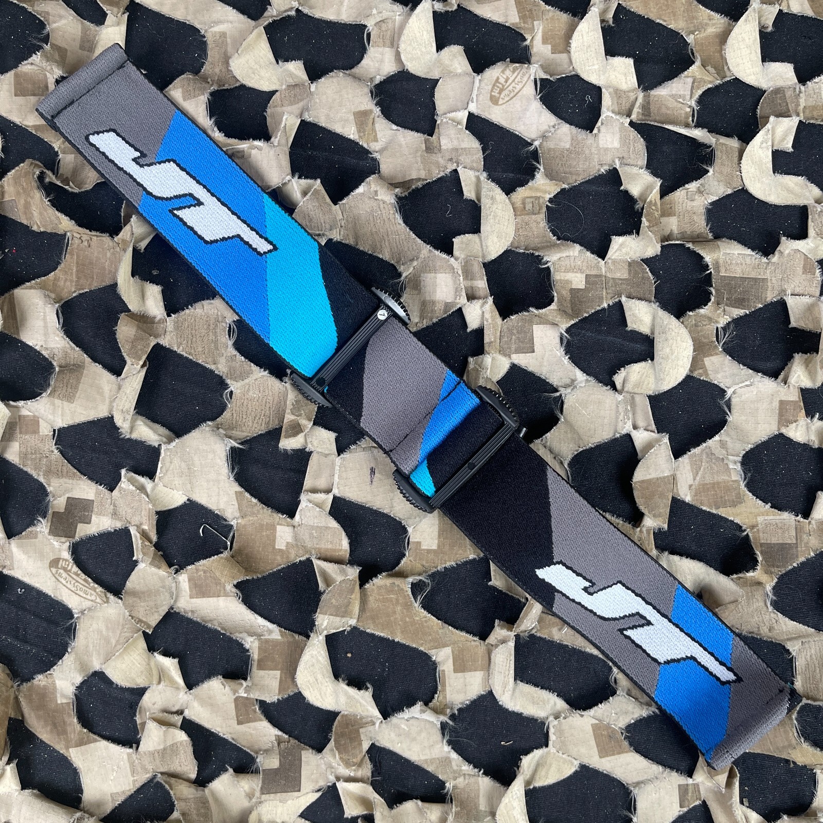 NEW JT ProFlex X/ProFlex Authentic Woven Goggle Strap - Blaster Blue