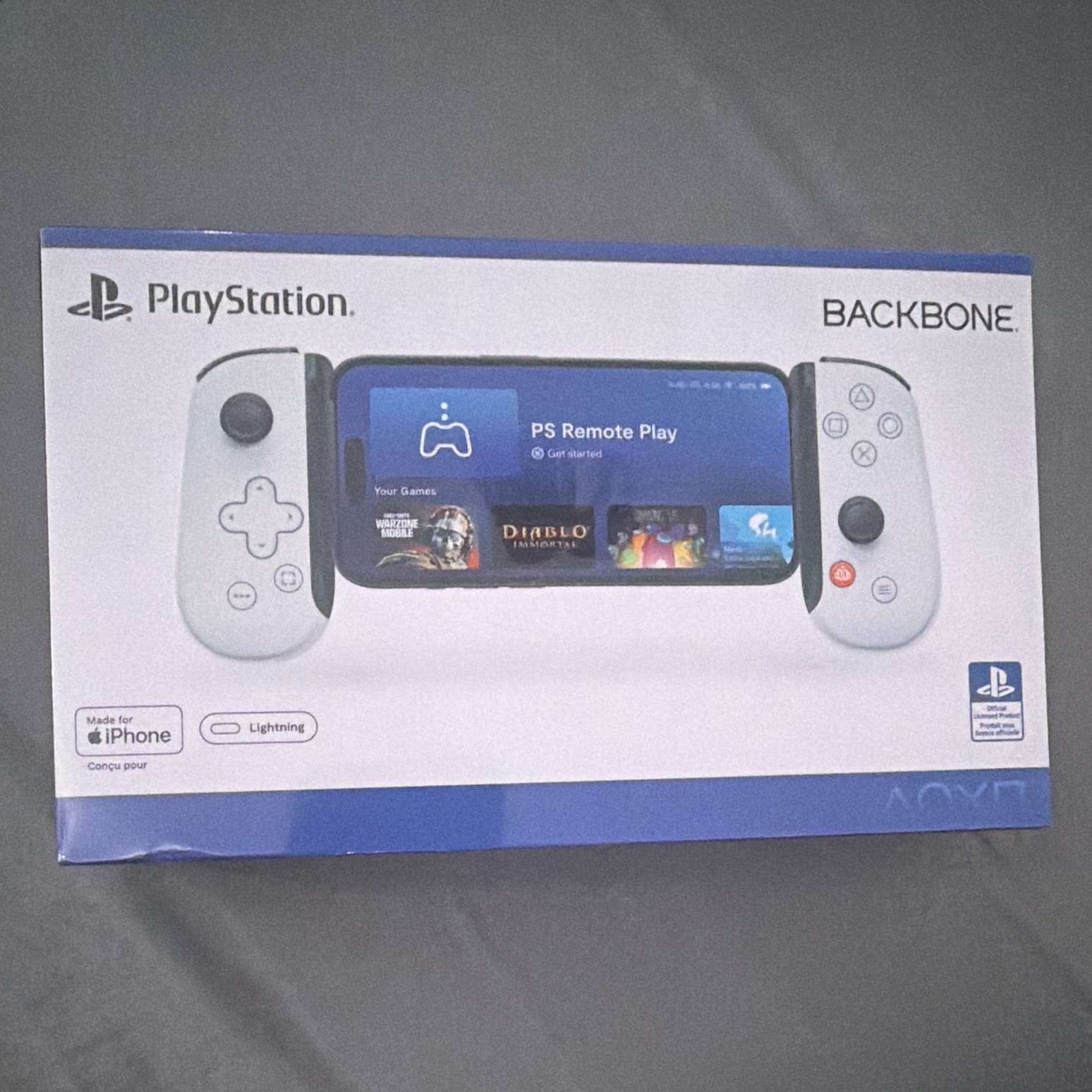 Backbone One PlayStation Edition Mobile Controller for iPhone Lightning, White