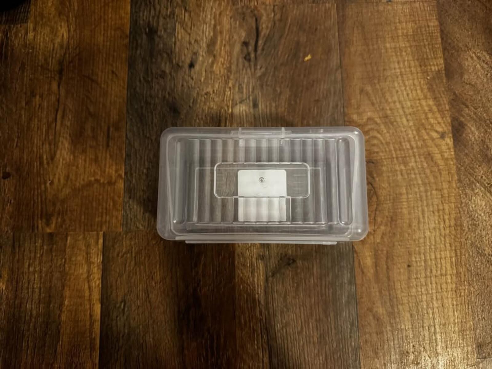 Up & Up Index Card Holder - Clear Plastic Storage Box for Index Cards