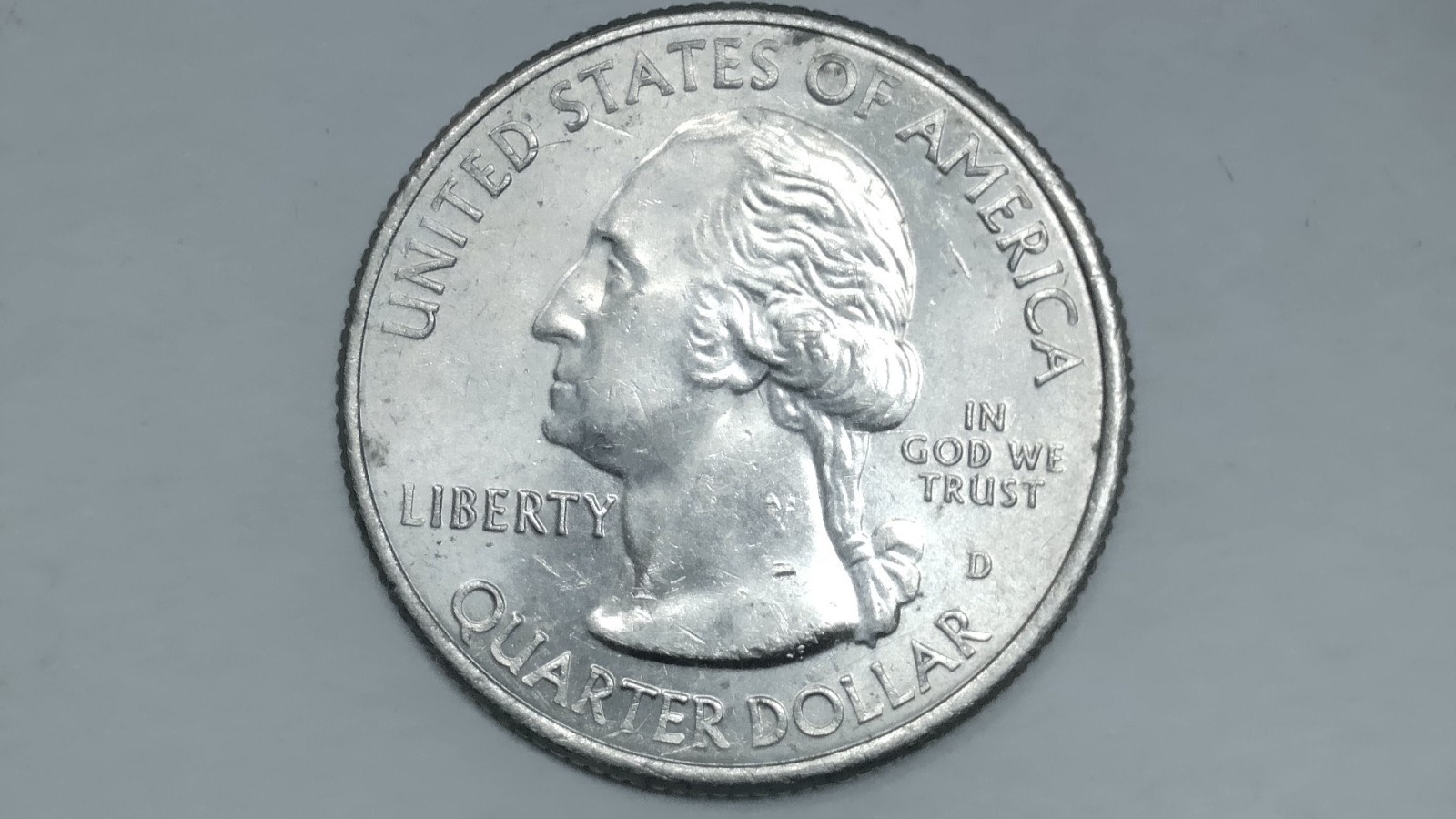 2018-P 25c ATB Block Island Quarter Error Die Break Error T332