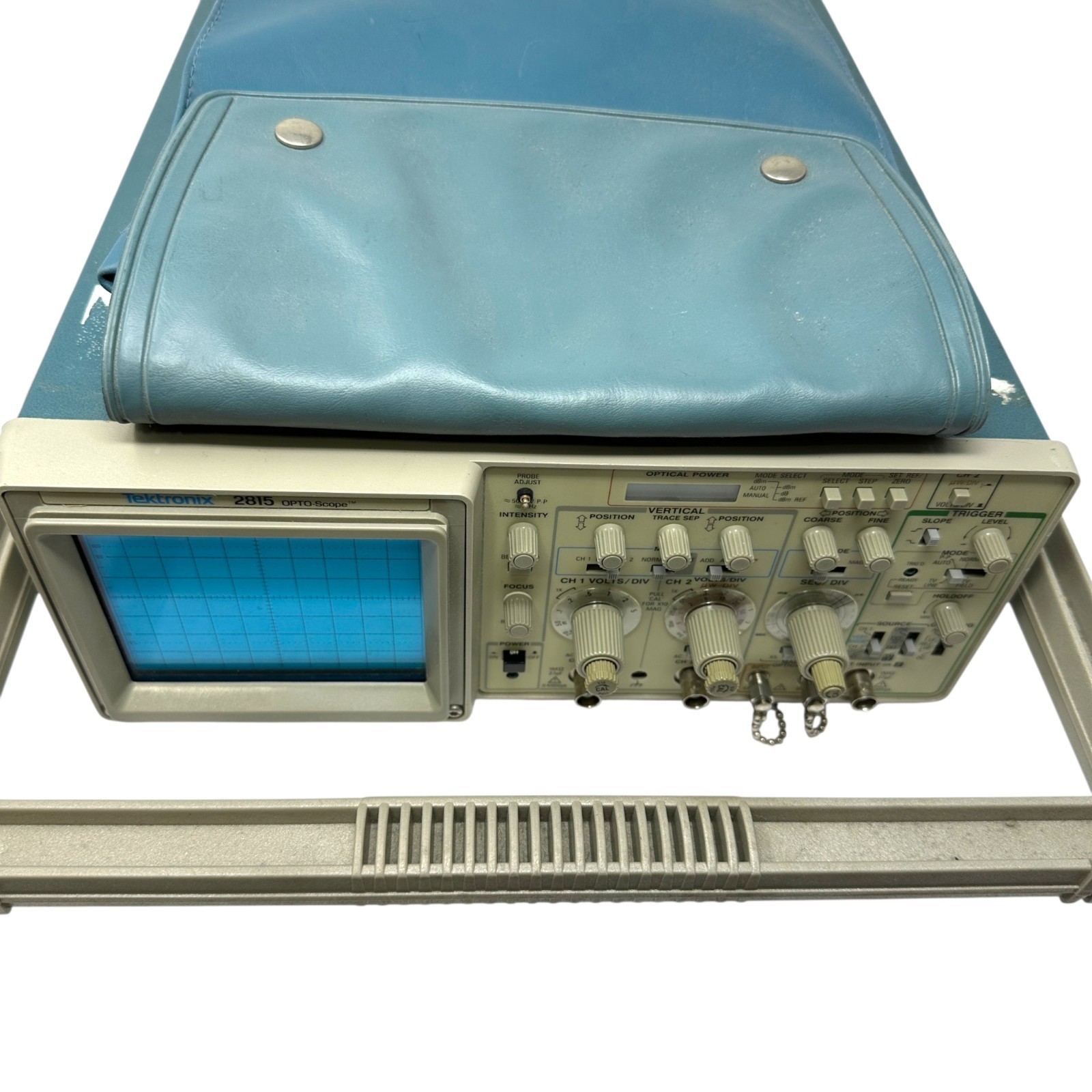 Tektronix 2815 OPTO-Scope 50MHz 2-Channel Analog Optical Oscilloscope w/ Pouch