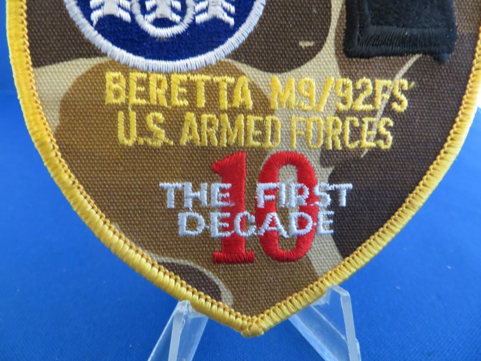 Vintage Beretta Firearms Logo Patch US Armed Forces M9/92FS Embroidered