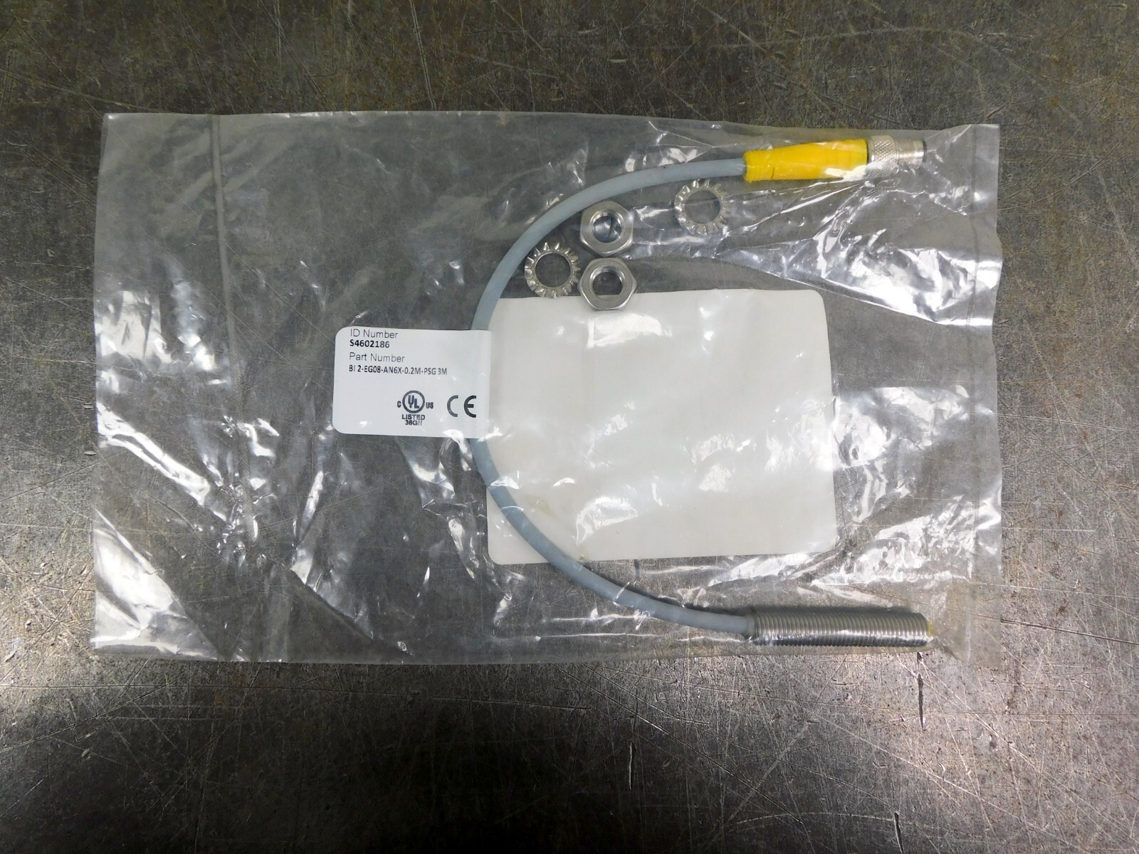 TURCK BI2-EG08-AN6X-0.2M-PSG3M Proximity Sensor, Embeddable, 3-wire
