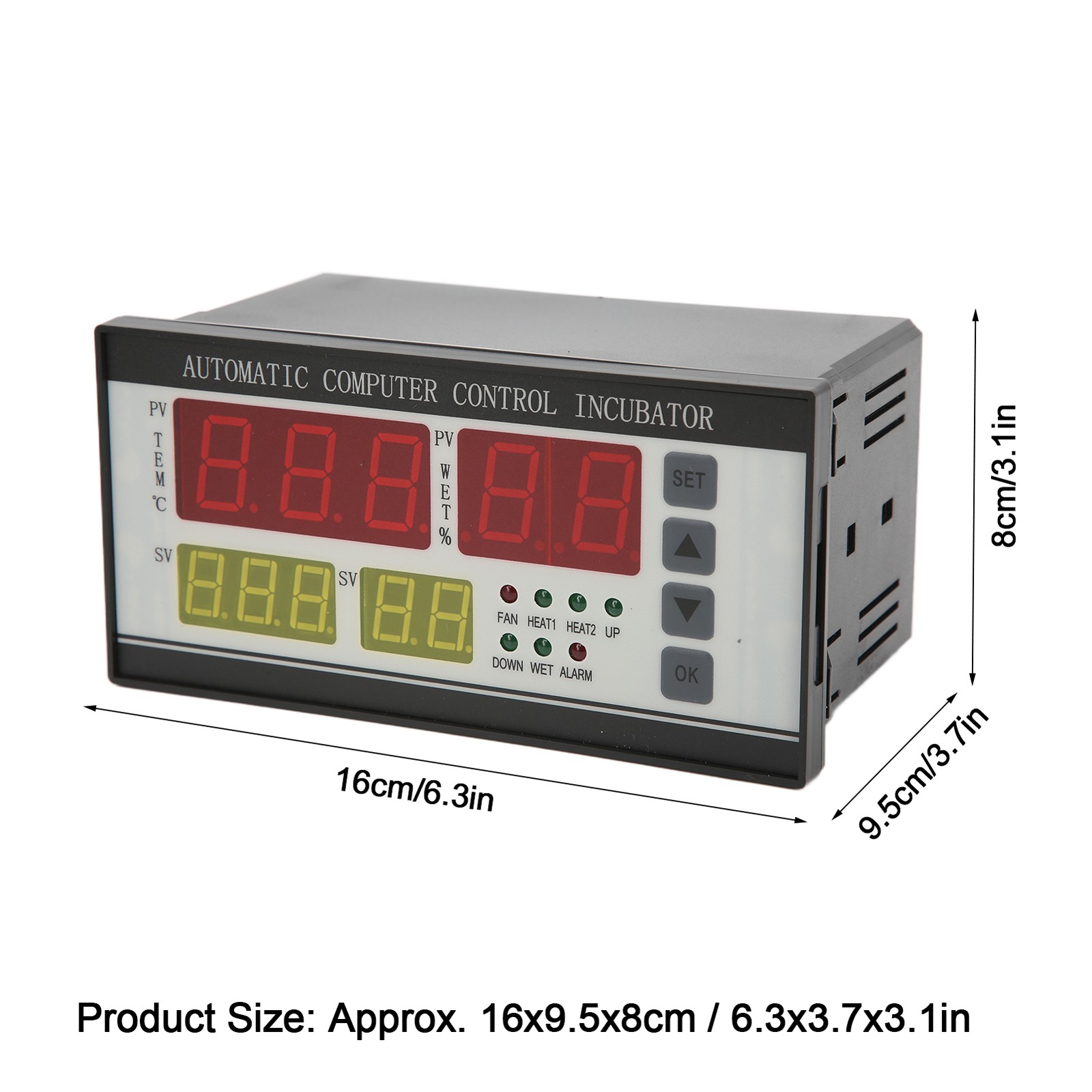 § 110V Egg Incubator Controller Thermostat Automatic Temperature Humidity