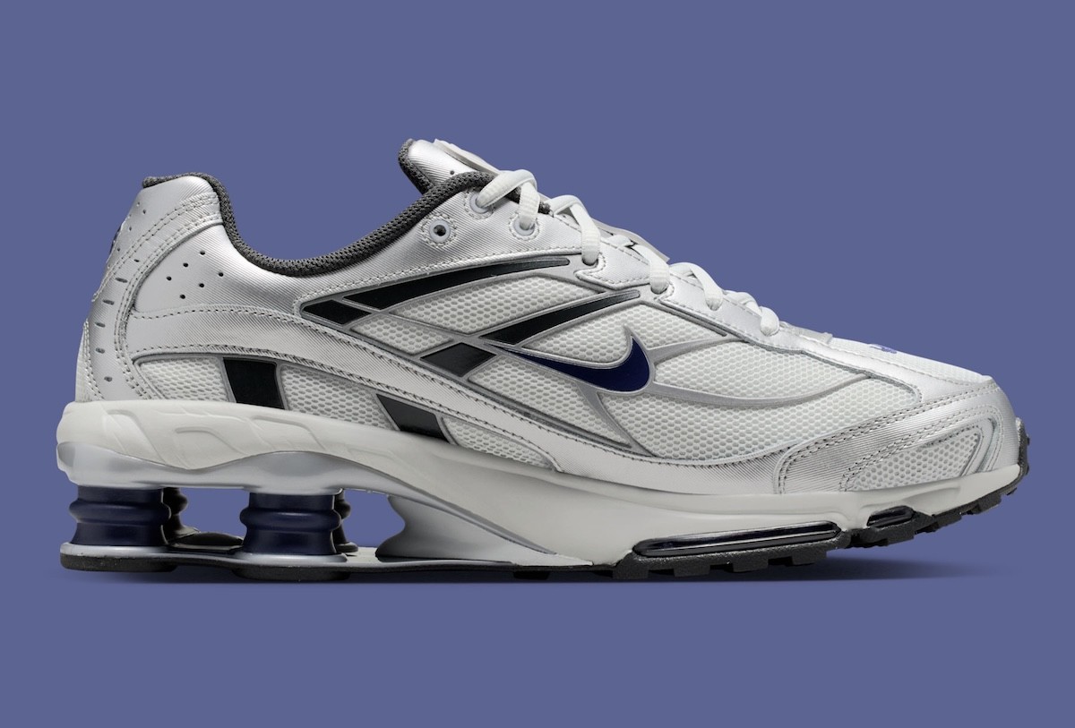 Nike Shox Ride 2 Photon Dust Metallic Silver Midnight Navy IO1449-025 sz 7 Men's