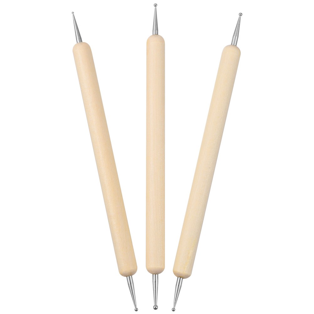 3 Pcs Modeling Clay Accessories Pottery Scoring Tool Dotting Tools Needle