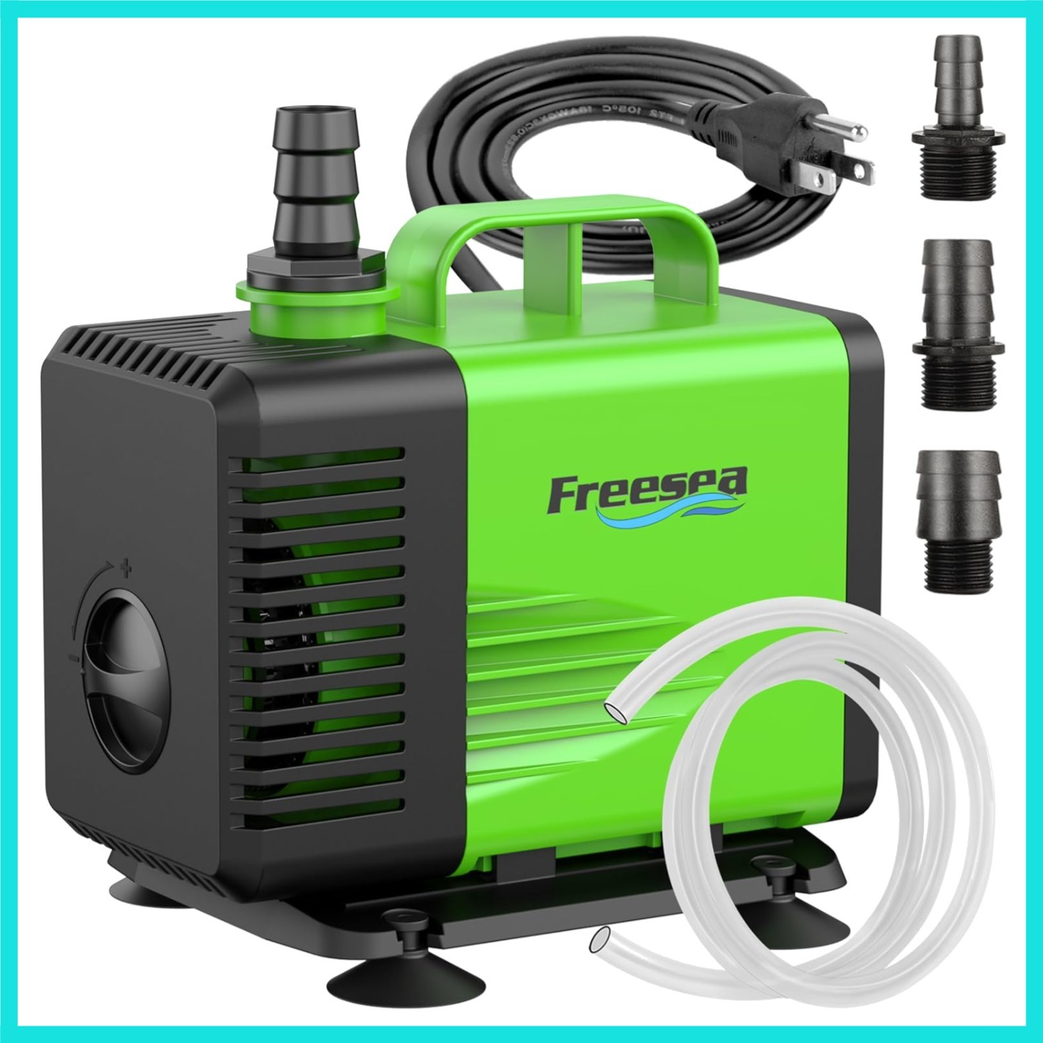 Submersible Water Pump for Pond: 1350GPH 150W Fountain Pump with 6.6ft Tubing...