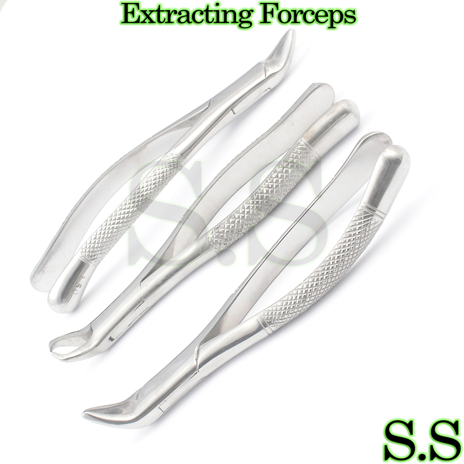 Dental Extracting Extraction Forceps # 150+151+23 Surgical Instruments German GR