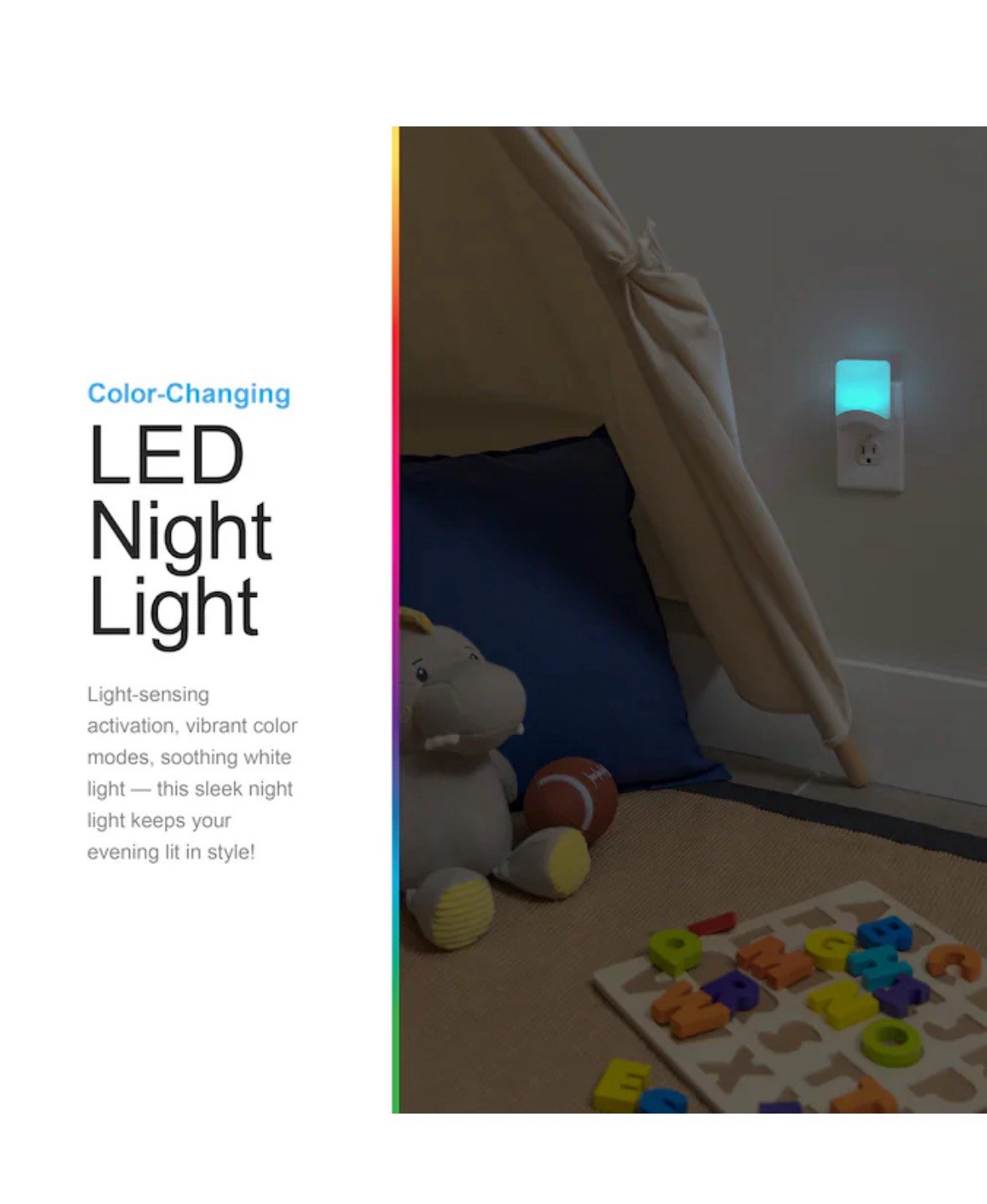 (4) ENBRIGHTENWhite LED Auto On/ Off Night Light