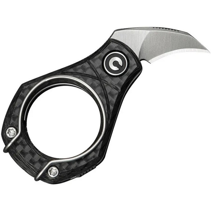 CIVIVI Pyrus Utility Folding Knife 0.65" 14C28N Carbon Fiber Handle C23038-3