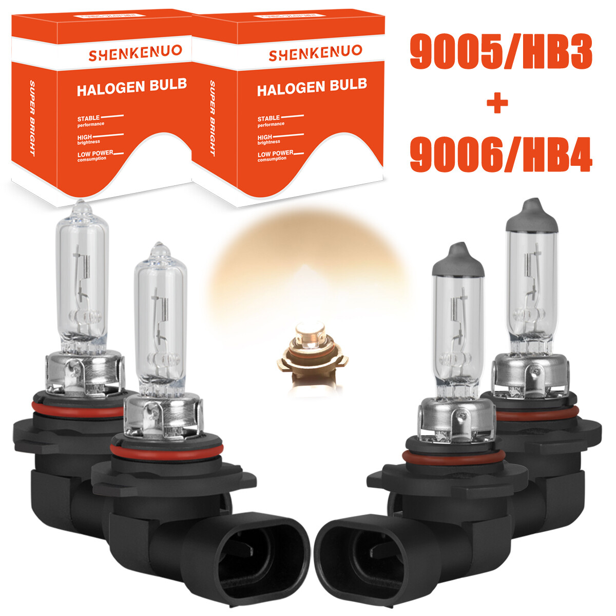 For Lexus GS300 1993-2003 2004 4X 3400K Halogen Headlight Bulb High Low Beam BP