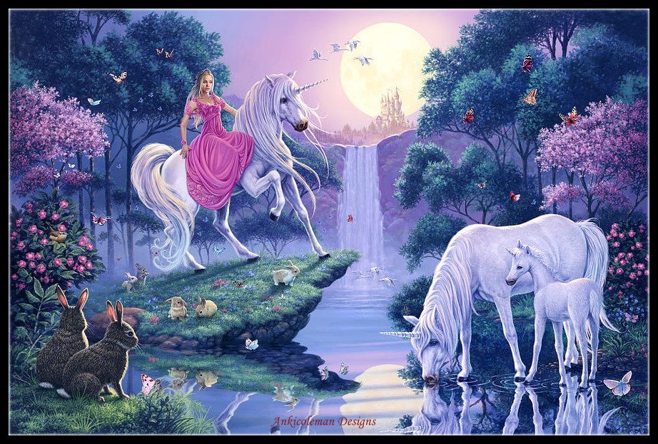 The Magic Pool - Chart Counted Cross Stitch Patterns Needlework embroidery