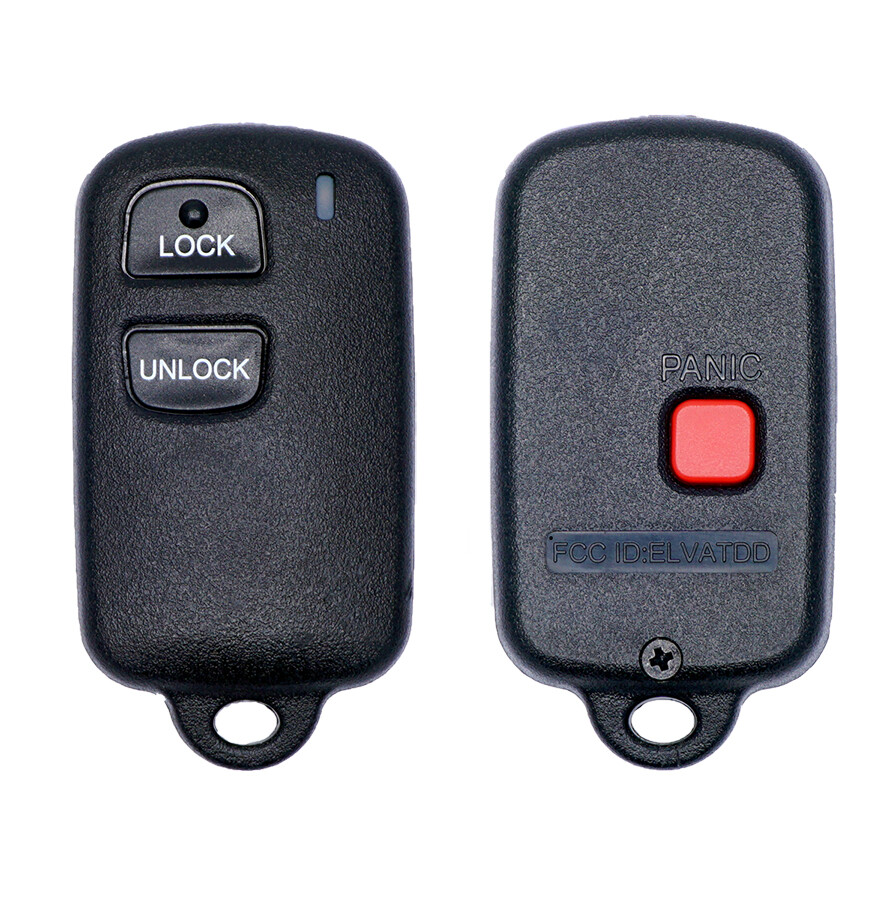 DEALER INSTALLED TOYOTA TUNDRA TACOMA RAV4 CAMRY KEYLESS REMOTE FOB ELVATDD