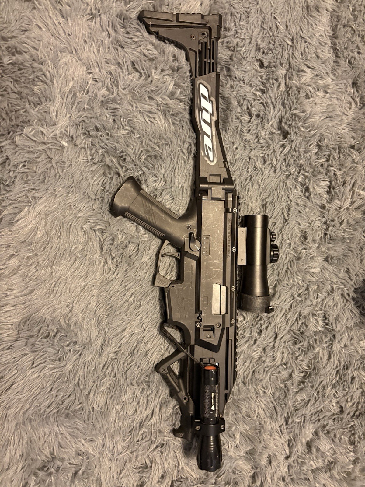 CZ Scorpion EVO 3 A1 Electric Airsoft Rifle Optic Tactical Stock 4 Mags Battery
