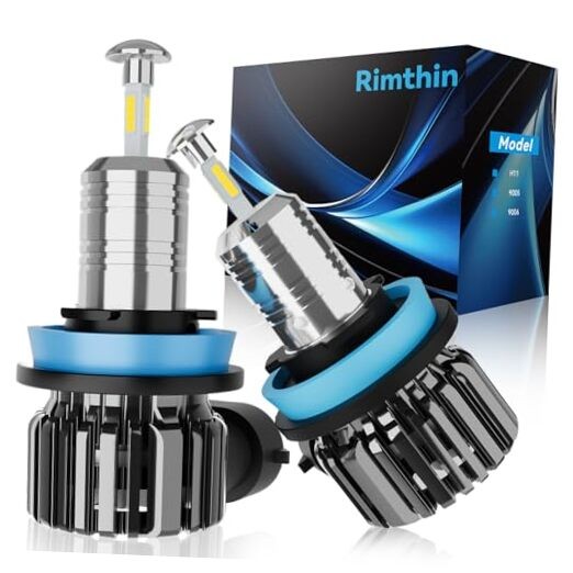 H11 H8 H9 Fog Bulbs, 6500K Cool White Fog Light Bulbs, 1:1 Design H11/H9/H8
