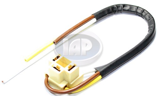 HEADLIGHT PIGTAIL CONNECTORS WIRING HARNESS PAIR VOLKSWAGEN SUPER BEETLE 1971-79