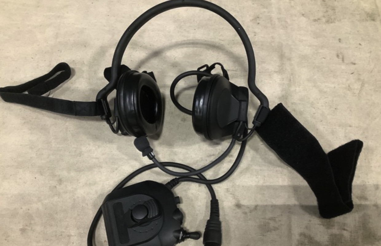 **NEW** Military Racal Acoustics RA5000/1/6400 Headset VIC3/VRC HMMWV HUMVEE
