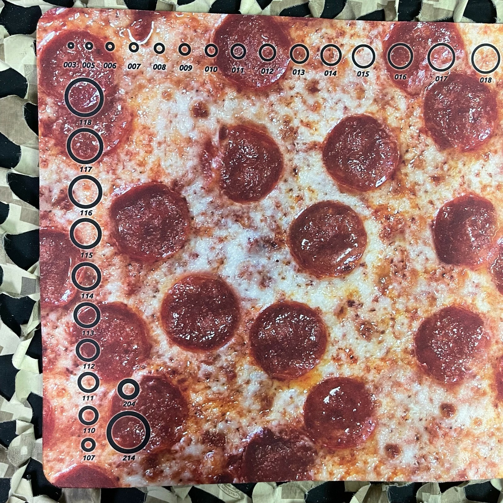 NEW Exalt V2 Paintball Tech Mat - Medium - Pepperoni Pizza
