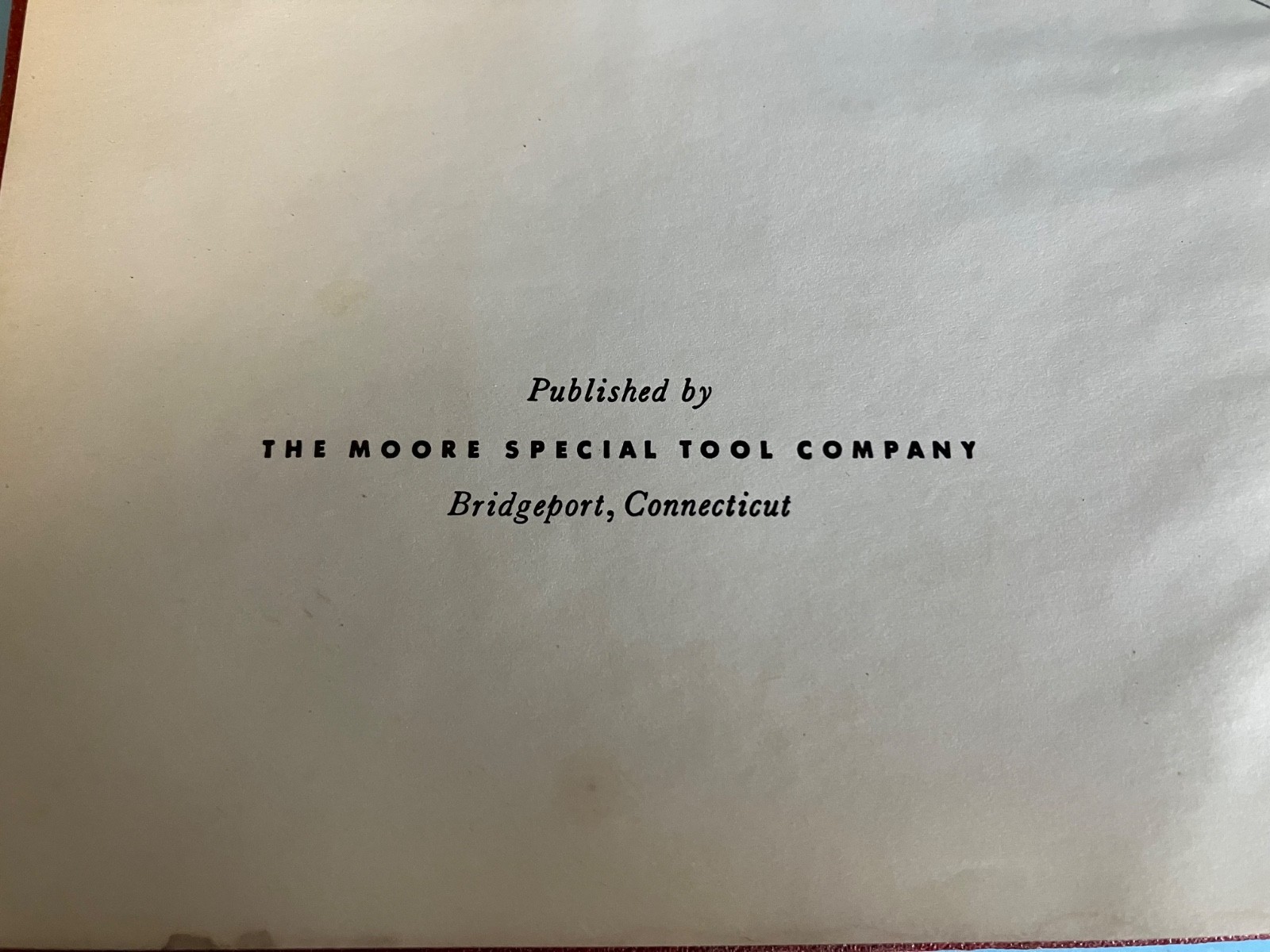 Moore Jig grinder head high speed with reference book