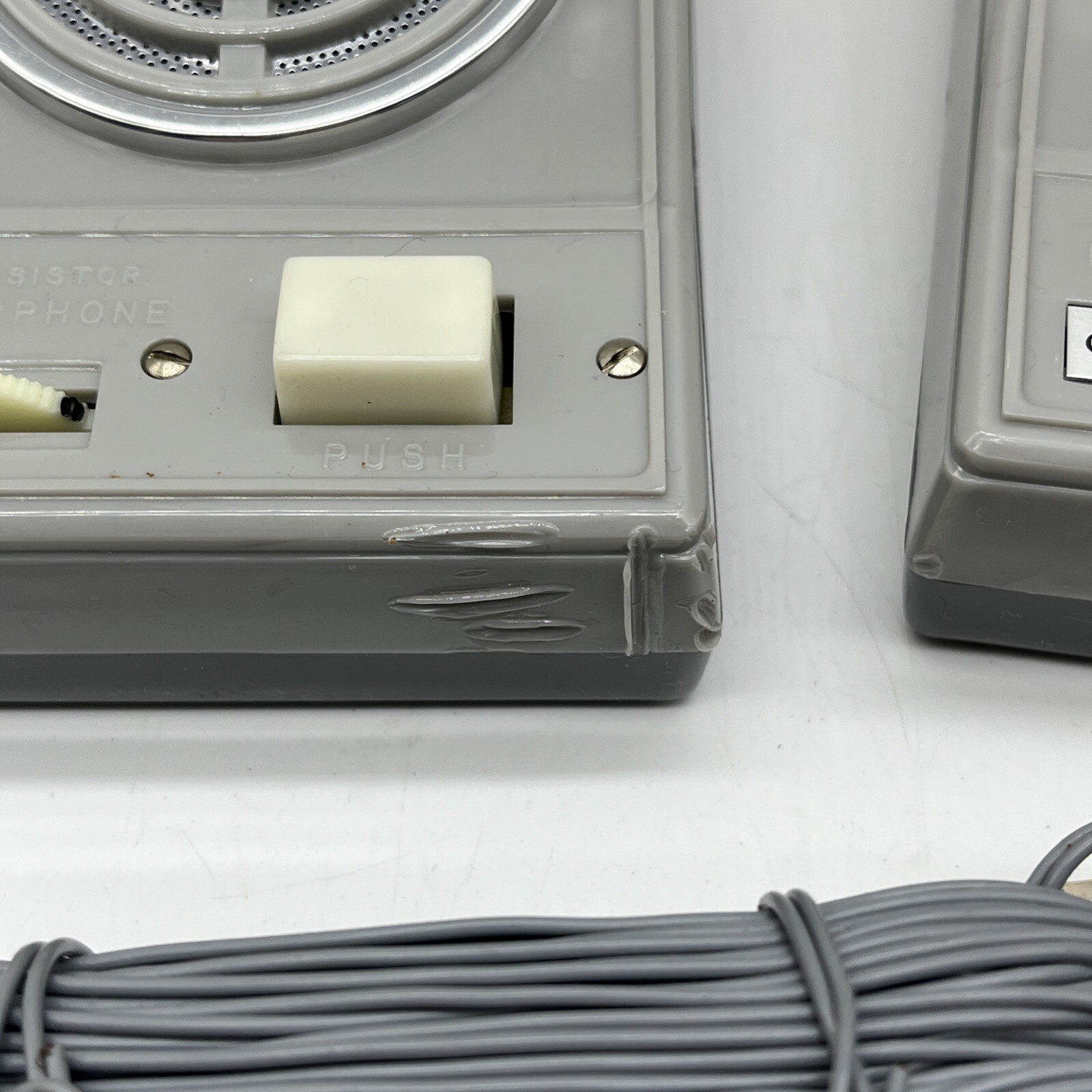 Vintage Chadwick 2-Station Transistor Intercom Model KE-10 NOS